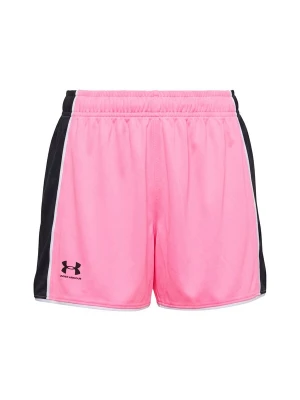 Obrázek produktu UNDER ARMOUR Sportovní kalhoty 'Challenger' světle růžová / černá / bílá