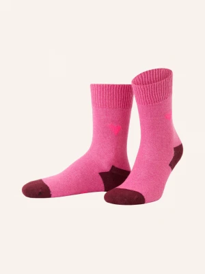 Obrázek produktu Unio Ponožky Amore Cashmere růžová / neonově růžová / tmavě červená