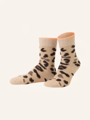 Obrázek produktu Unio Ponožky Leo Cashmere béžová / tmavě hnědá / hnědá