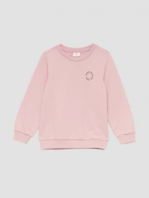 Obrázek produktu Unisex mikina s žebrovanými lemy a drobným potiskem s.Oliver růžová