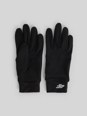 Obrázek produktu Unisex pletené rukavice Touch Screen - černé 4F