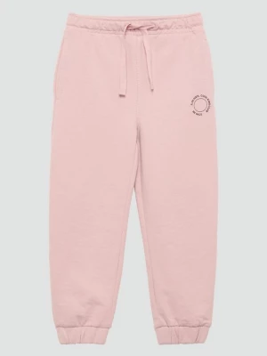 Obrázek produktu Unisex teplákové kalhoty z teplákoviny s malým potiskem s.Oliver růžová