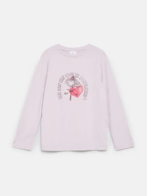 Obrázek produktu Unisex tričko s potiskem na předním dílu s.Oliver růžová