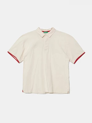 Obrázek produktu United Colors of Benetton Bavlněné polo tričko United Colors of Benetton béžová