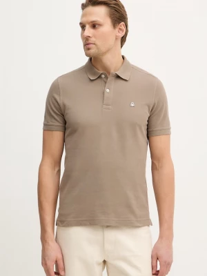 Obrázek produktu United Colors of Benetton Bavlněné polo tričko United Colors of Benetton hnědá
