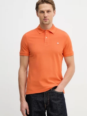 Obrázek produktu United Colors of Benetton Bavlněné polo tričko United Colors of Benetton oranžová
