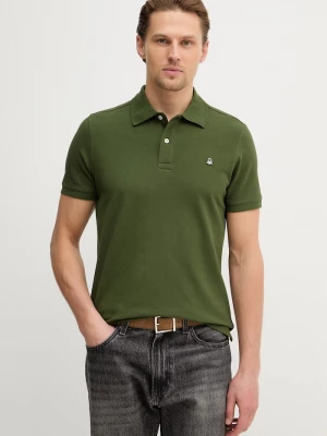 Obrázek produktu United Colors of Benetton Bavlněné polo tričko United Colors of Benetton zelená