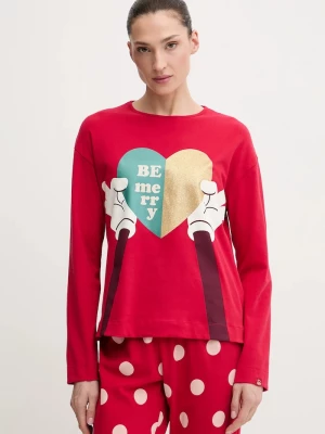Obrázek produktu United Colors of Benetton Bavlněné pyžamo United Colors of Benetton červená