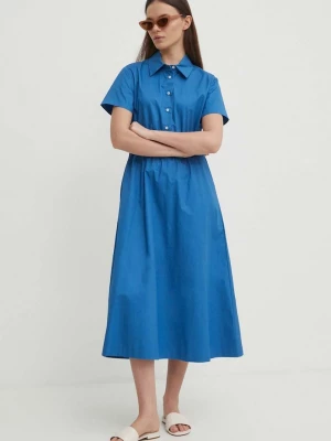 Obrázek produktu United Colors of Benetton Bavlněné šaty United Colors of Benetton modrá