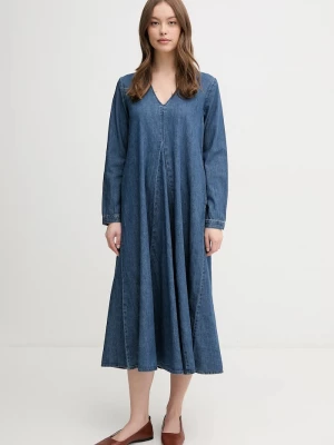 Obrázek produktu United Colors of Benetton Bavlněné šaty United Colors of Benetton námořnická modř