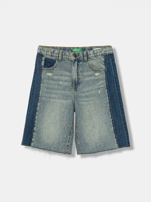 Obrázek produktu United Colors of Benetton bermudy dětské džínové modrá