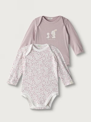 Obrázek produktu United Colors of Benetton body dětské bavlněné s elastanem 2-pack