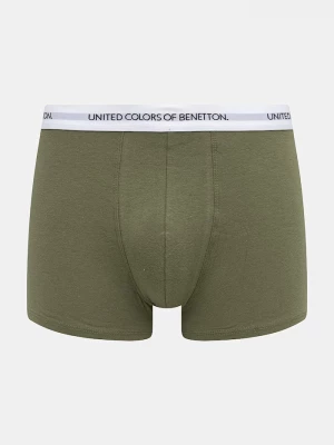 Obrázek produktu United Colors of Benetton boxerky pánské bavlněné s elastanem zelená