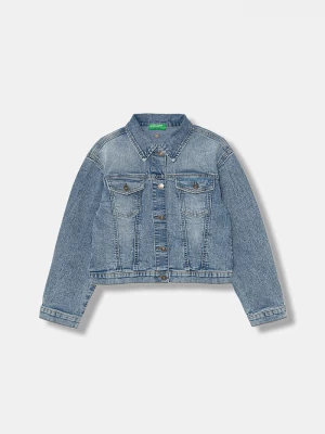 Obrázek produktu United Colors of Benetton bunda dětská džínová modrá