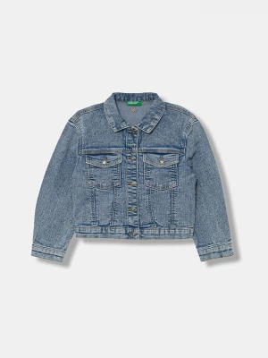 Obrázek produktu United Colors of Benetton bunda dětská džínová modrá