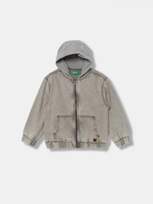 Obrázek produktu United Colors of Benetton bunda dětská džínová šedá