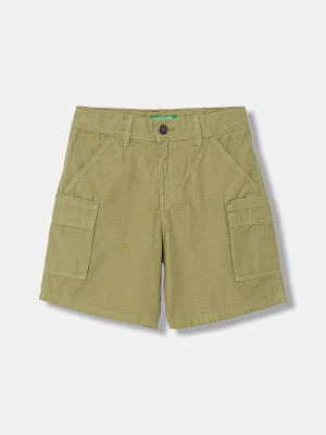 Obrázek produktu United Colors of Benetton cargo šortky dětské bavlněné zelená
