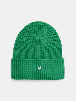 Obrázek produktu United Colors of Benetton Čepice příměsí vlny United Colors of Benetton zelená