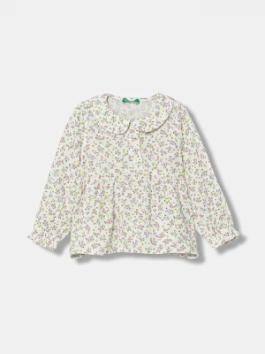 Obrázek produktu United Colors of Benetton Dětská bavlněná halenka United Colors of Benetton béžová