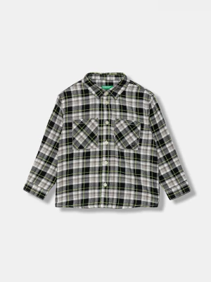 Obrázek produktu United Colors of Benetton Dětská bavlněná košile United Colors of Benetton černá