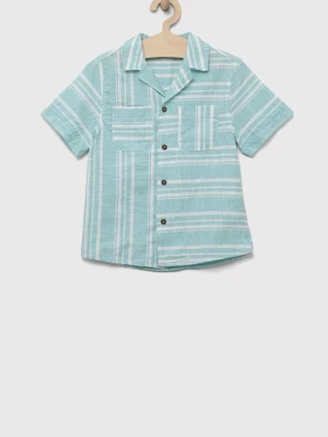 Obrázek produktu United Colors of Benetton Dětská bavlněná košile United Colors of Benetton tyrkysová