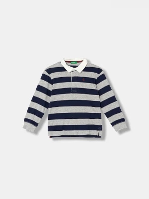 Obrázek produktu United Colors of Benetton Dětská bavlněná polokošile United Colors of Benetton námořnická modř
