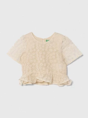 Obrázek produktu United Colors of Benetton Dětská halenka United Colors of Benetton béžová