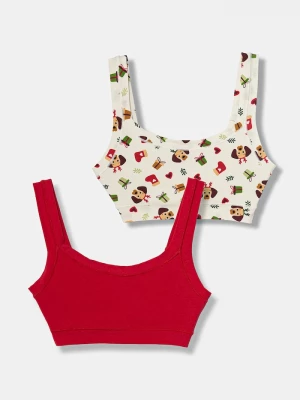 Obrázek produktu United Colors of Benetton Dětská podprsenka United Colors of Benetton 2-pack červená
