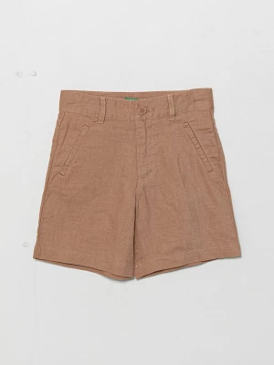Obrázek produktu United Colors of Benetton Dětské plátěné šortky United Colors of Benetton hnědá