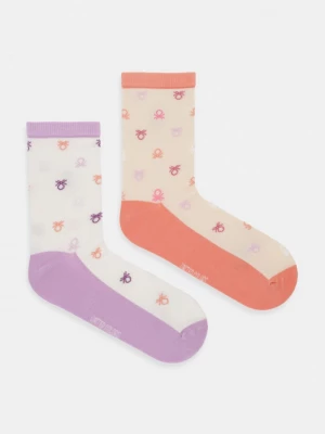 Obrázek produktu United Colors of Benetton dětské ponožky 4-pack béžová