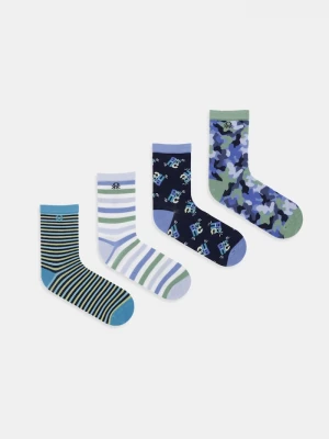 Obrázek produktu United Colors of Benetton dětské ponožky 4-pack námořnická modř