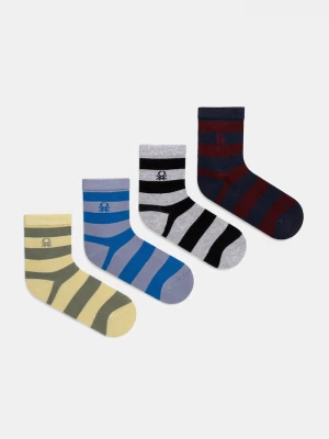 Obrázek produktu United Colors of Benetton Dětské ponožky United Colors of Benetton 4-pack modrá