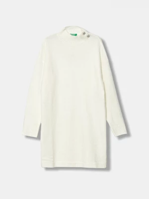 Obrázek produktu United Colors of Benetton Dětské šaty s příměsí vlny United Colors of Benetton béžová