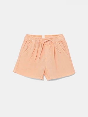 Obrázek produktu United Colors of Benetton Dětské šortky s příměsí lnu United Colors of Benetton oranžová