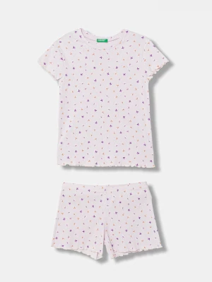 Obrázek produktu United Colors of Benetton Dvoudílné pyžamo dětské bavlněné fialová