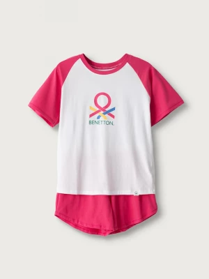 Obrázek produktu United Colors of Benetton dvoudílné pyžamo dětské bavlněné s elastanem