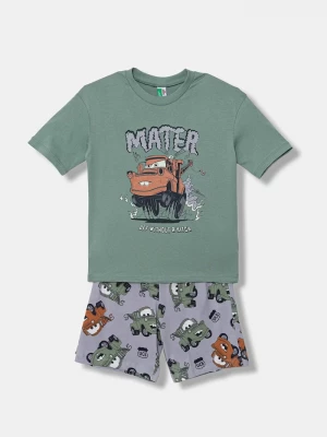 Obrázek produktu United Colors of Benetton dvoudílné pyžamo dětské bavlněné zelená