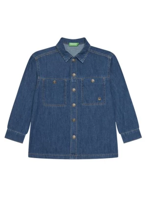 Obrázek produktu United Colors Of Benetton džínová košile 5AD6CQ04C Modrá Oversize