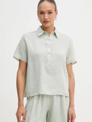 Obrázek produktu United Colors of Benetton halenka dámská lněná zelená