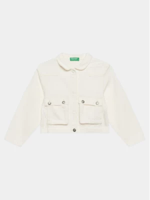 Obrázek produktu United Colors Of Benetton Jeansová bunda 22C2CN04D Écru Regular Fit Krémová
