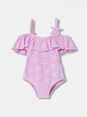 Obrázek produktu United Colors of Benetton jednodílné plavky dětské fialová