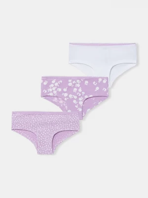 Obrázek produktu United Colors of Benetton kalhotky dětské bavlněné s elastanem 3-pack fialová