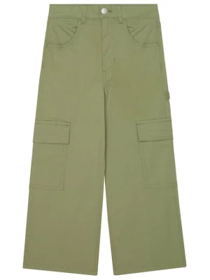 Obrázek produktu United Colors Of Benetton Kalhoty z materiálu 4L2VCE040 Zelená Wide Leg