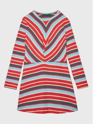 Obrázek produktu United Colors Of Benetton Každodenní šaty 3FVTCV008 Červená Regular Fit