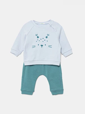 Obrázek produktu United Colors of Benetton Kojenecká tepláková souprava United Colors of Benetton modrá