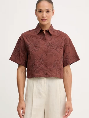 Obrázek produktu United Colors of Benetton košile dámská bavlněná hnědá