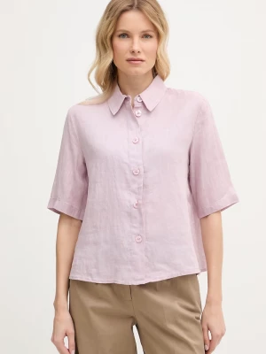 Obrázek produktu United Colors of Benetton košile dámská lněná růžová