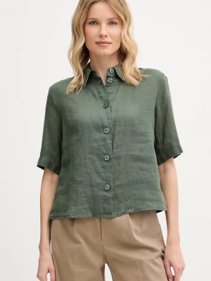 Obrázek produktu United Colors of Benetton košile dámská lněná zelená