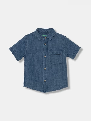 Obrázek produktu United Colors of Benetton košile dětské bavlněné námořnická modř