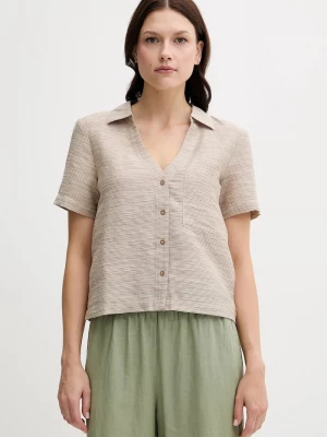 Obrázek produktu United Colors of Benetton Košile s příměsí lnu United Colors of Benetton béžová